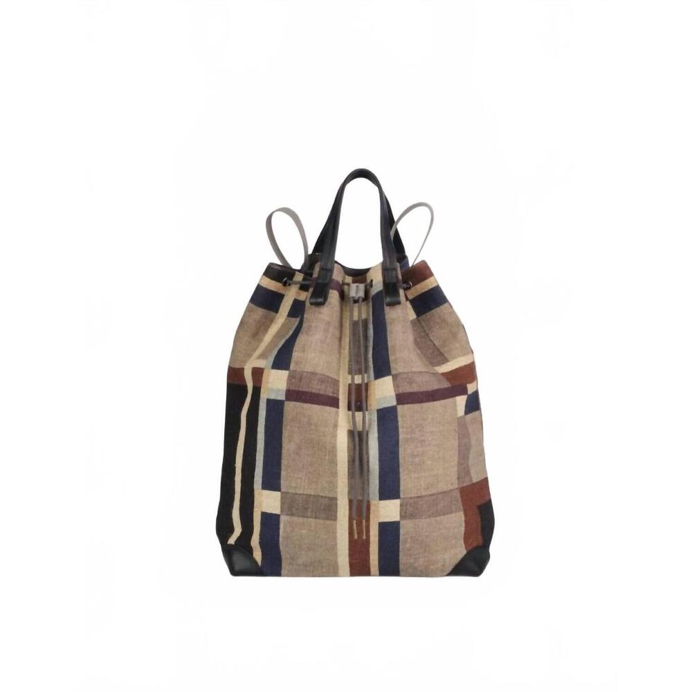 NEW EPICE chennai 2151 backpack in f - tan/maroon